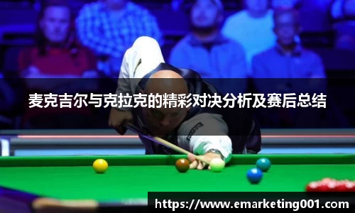 麦克吉尔与克拉克的精彩对决分析及赛后总结